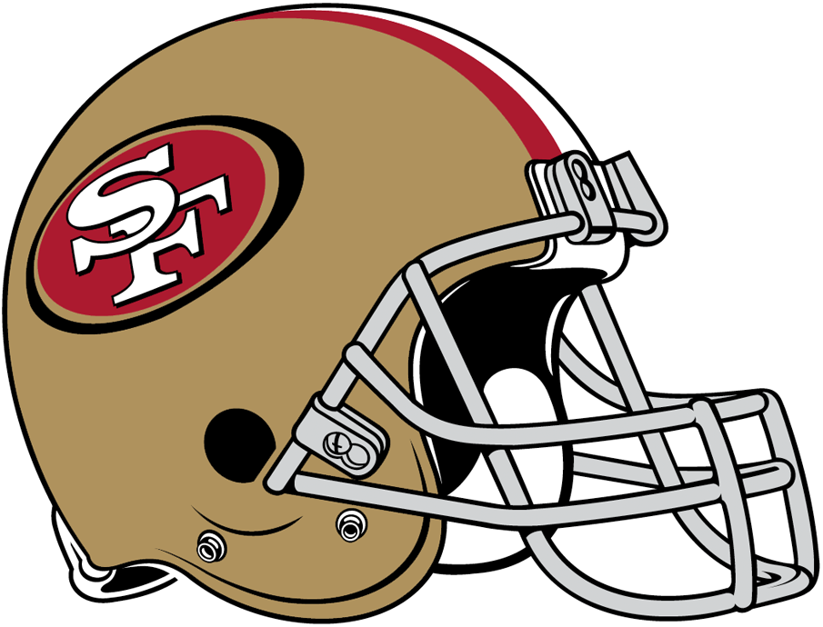 San Francisco 49ers 2009-Pres Helmet Logo iron on transfers for T-shirts